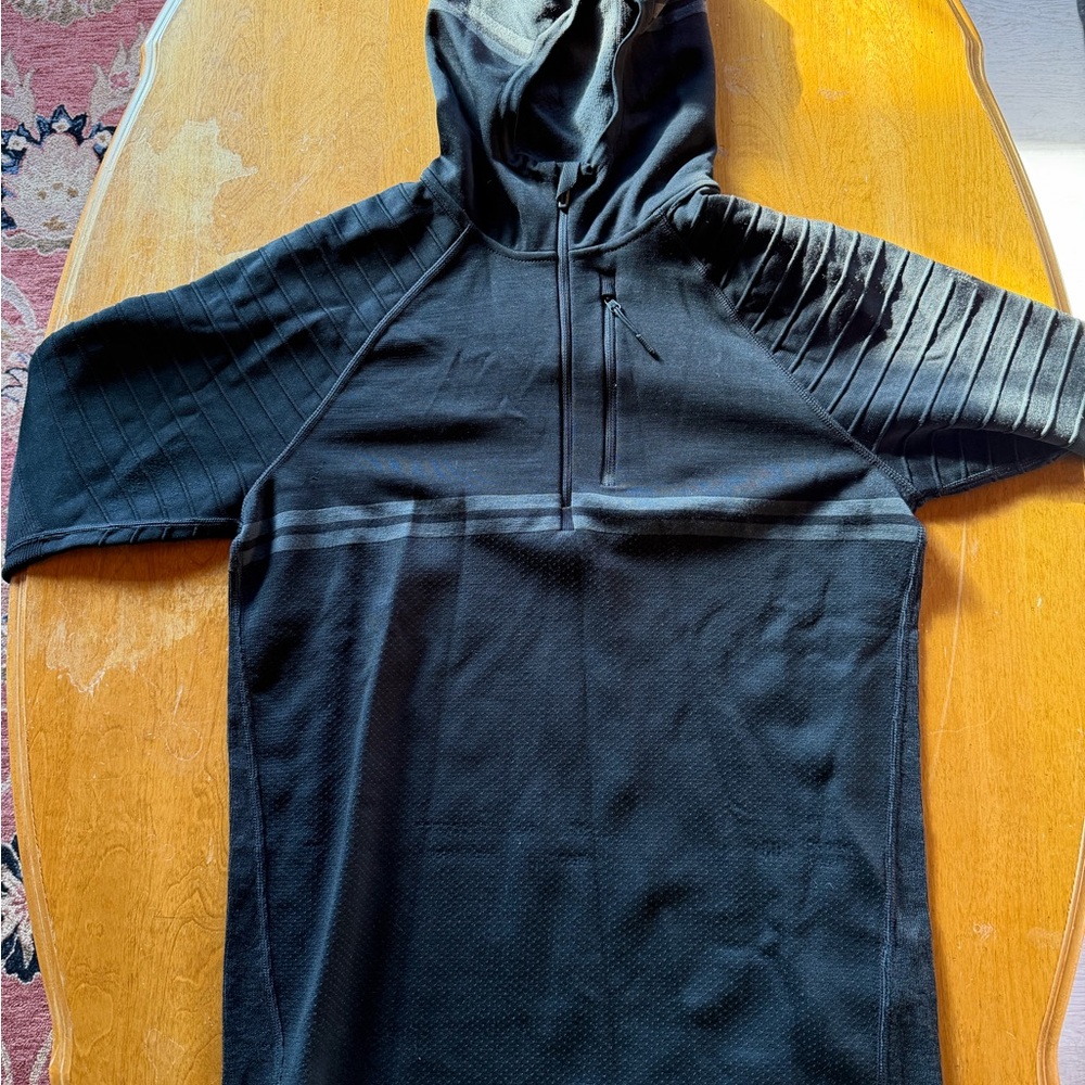 Smartwool Black hooded fleece